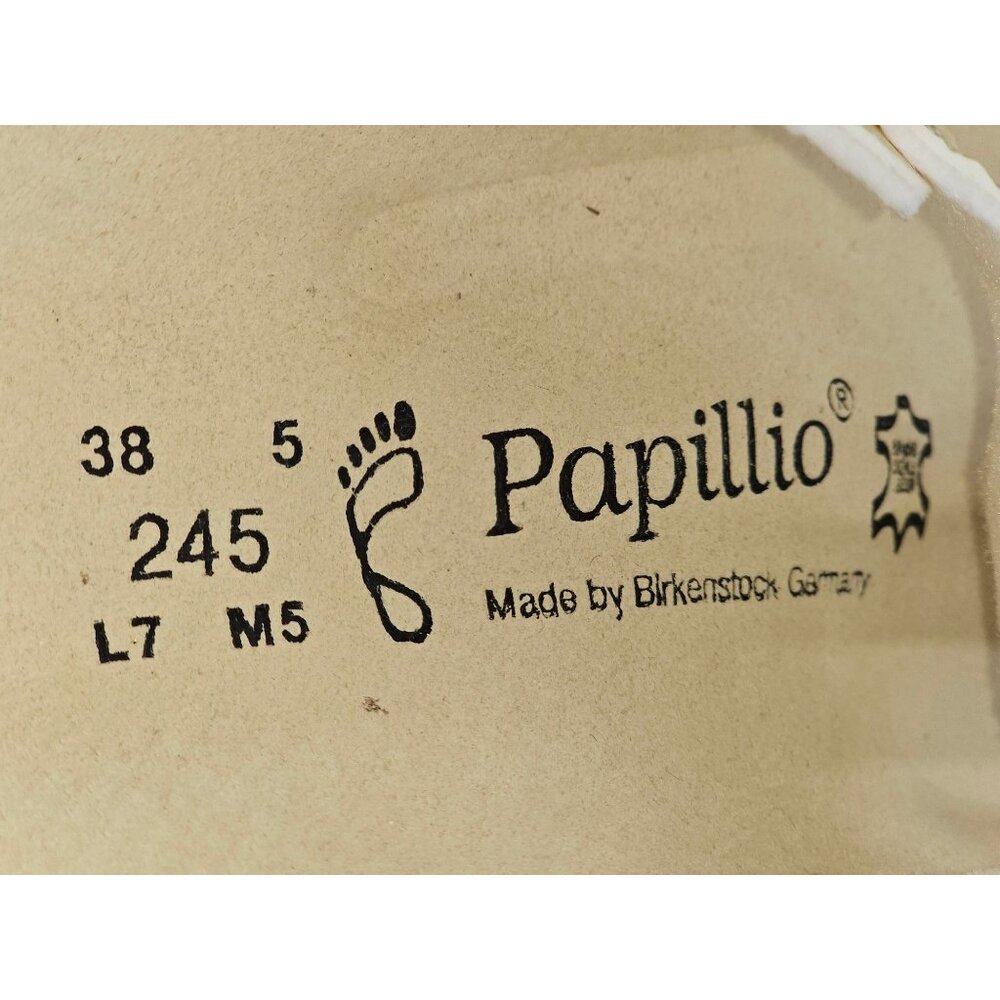 Papillio By Birkenstock Women's Gold Textured Thong Style Sandals Sz 7 (38) 2708 - Picture 8 of 16